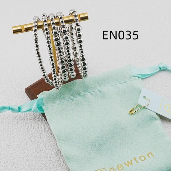 Enewton Platinum Bead Five-Piece Bracelet Set - Picture 4 of 5